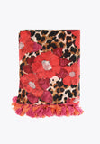 LS2413005-Red-Pink-Floral and animal print pareo