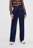 LS2414017-Navy-Straight trousers with pockets