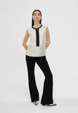 LS2415014-Ecru-Black-Two-tone top with vents