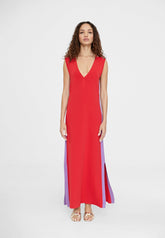 LS2416016-Red-Lilac-Knit midi dress