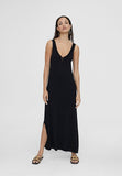 LS2416017-Black-Long knit dress