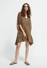 LS2416046-Black-Brown-Animal print caftan
