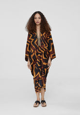 LS2416052-Black-Brown-Zebra print kimono