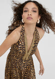 LS2416053-Black-Brown-Animal print halter dress