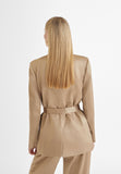 MS2402004-Beige-Satin crossover blazer