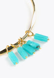 MS2403014-Turquoise-Rigid choker necklace with natural stones