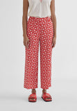 MS2414009-Red-Monogrammed cropped trousers