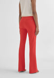 MS2414012-Red-Fitted flared trousers
