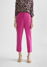 MS2414014-Fuchsia-Cropped trousers with slits