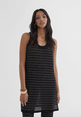 MS2415010-Black-Top with metallic pieces