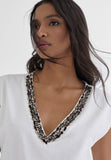 MS2415028-White-T-shirt with rhinestone neckline