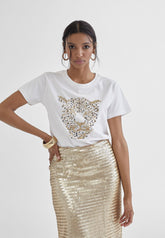 MS2415029-White-Metal-Tiger embroidery T-shirt