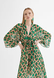 MS2416037-Green-Long flowing printed dress