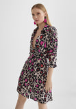 MS2416040-Red-Pink-Short animal print dress