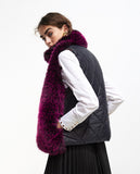 Faux fur waistcoat