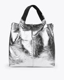 Metallic tote bag