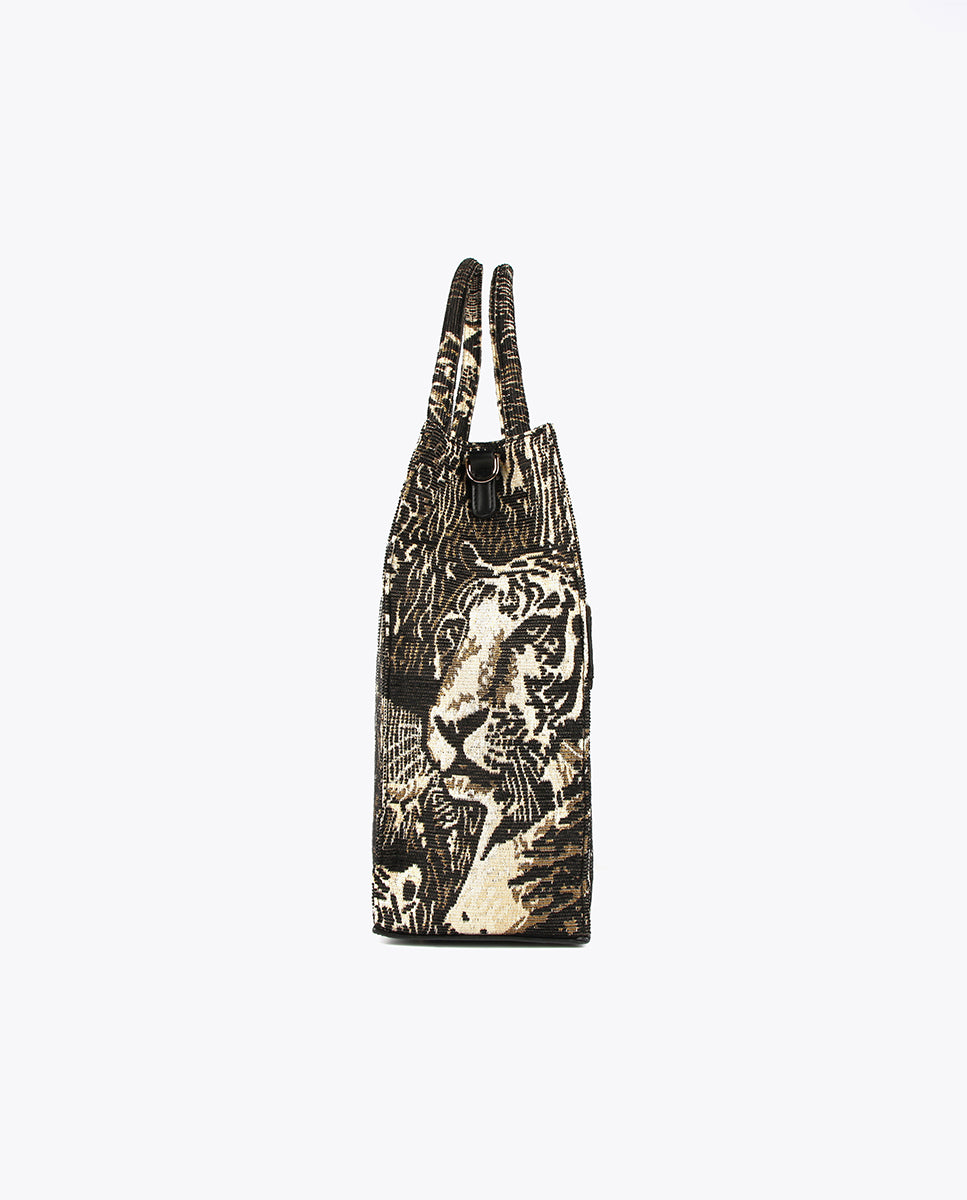 Jacquard tote bag