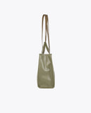 Raised logo tote bag