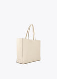 Cutwork logo tote bag