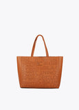 Cutwork logo tote bag