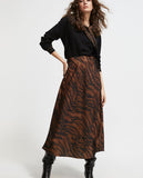 Animal print skirt