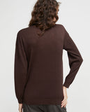 Sweater with sequinned detail