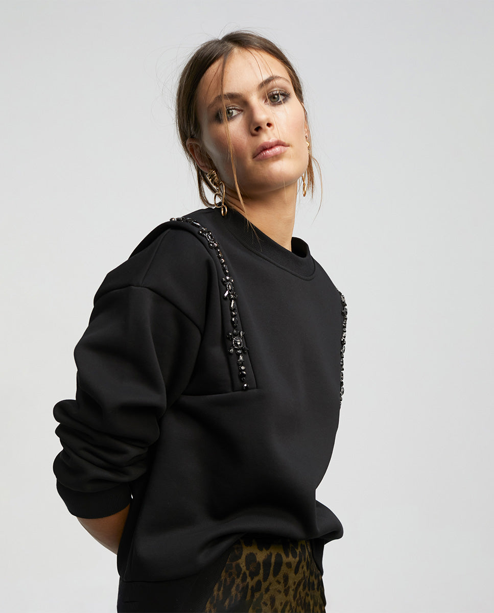 Diamanté sweatshirt