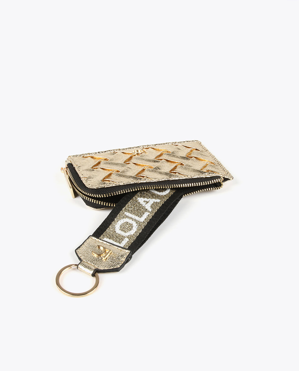 Card holder purse and key chain set