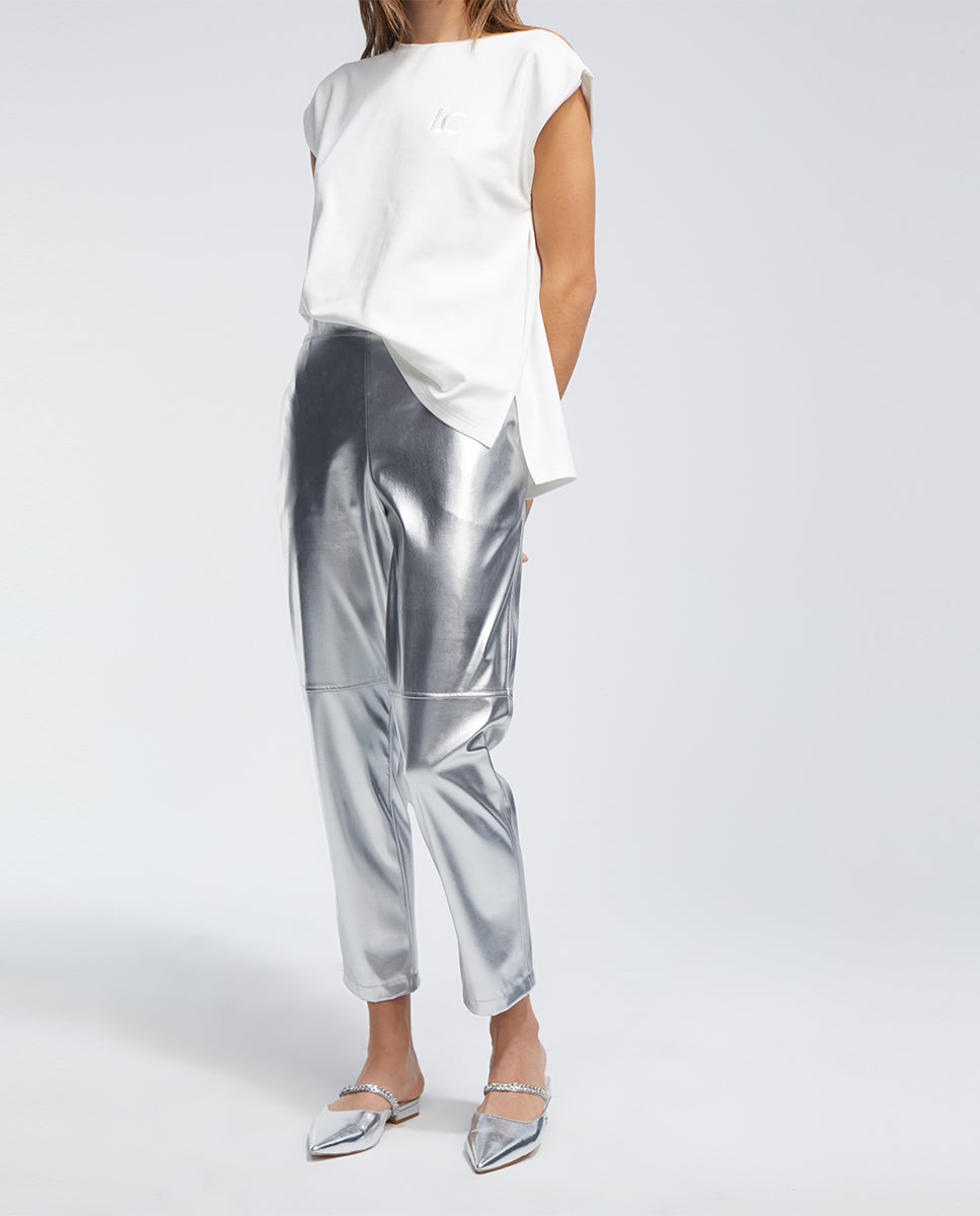 Silver trousers