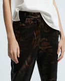 Animal print trousers