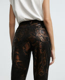 Animal print trousers