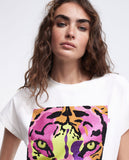 Multicoloured tiger T-shirt