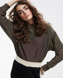 Sweater with lurex detail