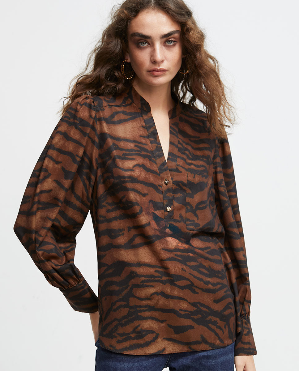 Animal print shirt