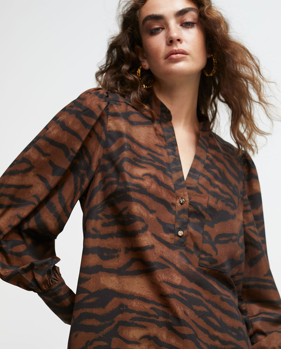 Animal print shirt