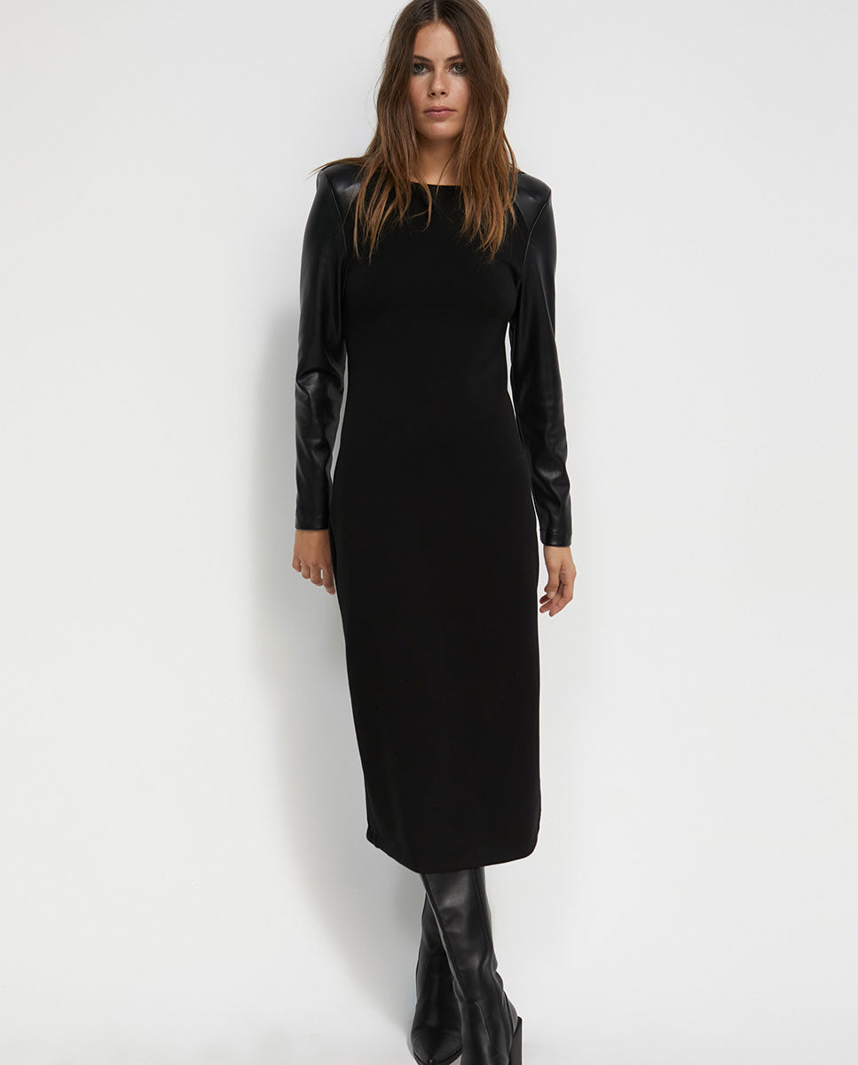 Ponte di Roma knit midi dress