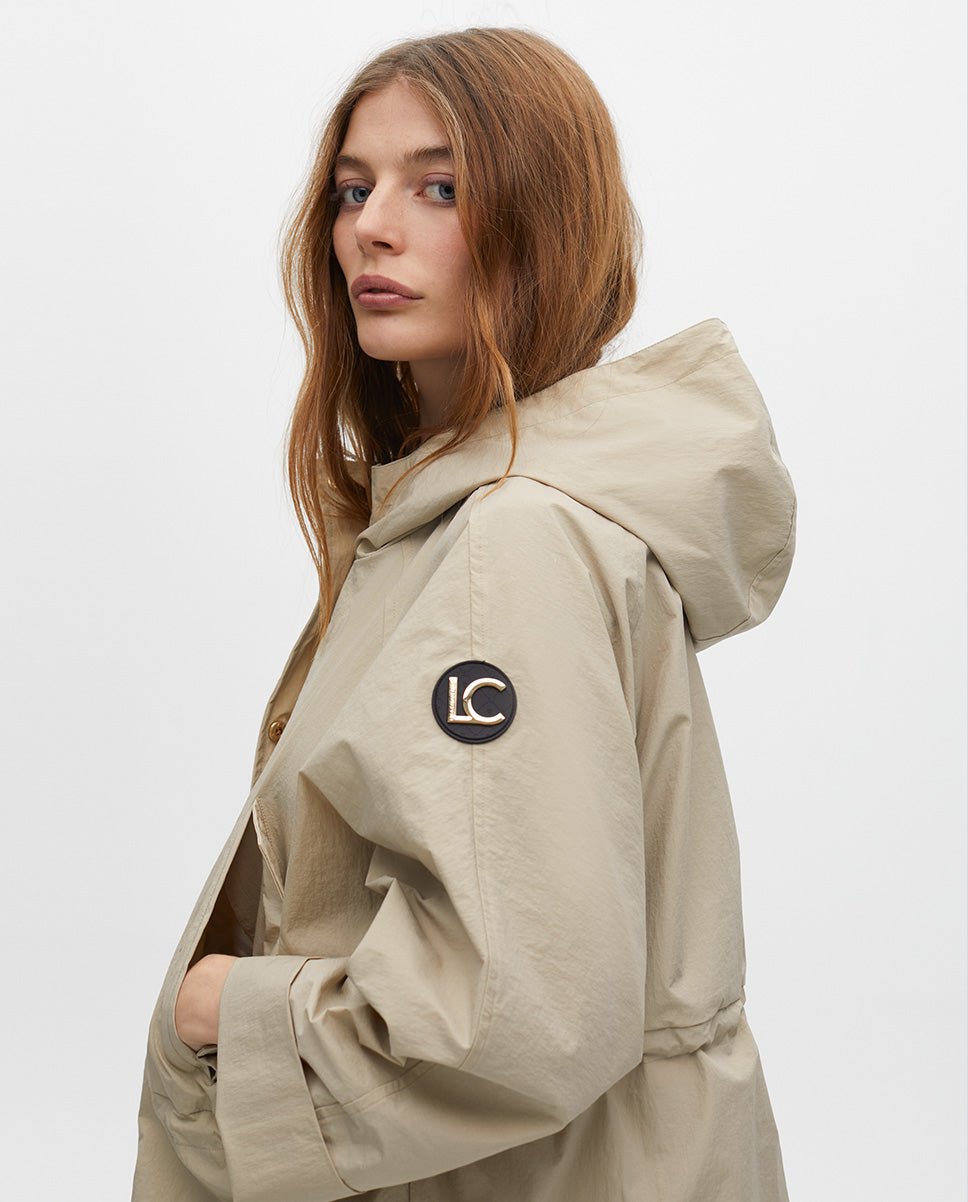 Oversized Adjustable Waist Parka
