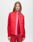 Padded Short Vest with Contrasts