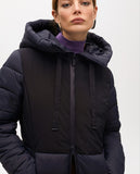 Fitted Contrast Padded Short Anorak