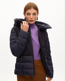 Fitted Contrast Padded Short Anorak