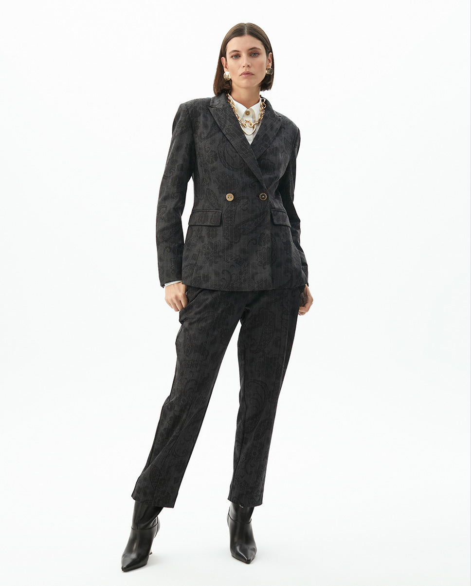 Blazer with Button Details