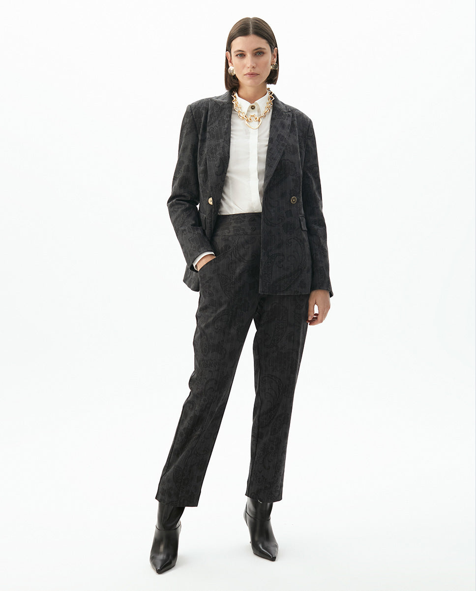Blazer with Button Details