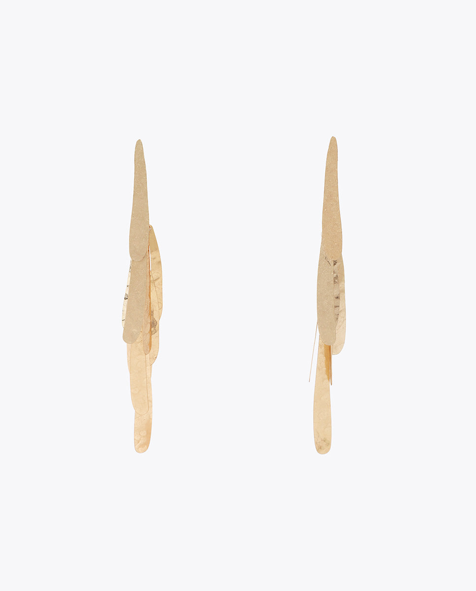 Metallic Fringe Earrings