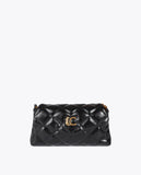 Mini Quilted Crossbody Bag with LC Leopard Logo