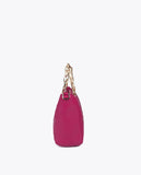 Quilted Logo Mini Shopper in Faux Leather with Chain Handle