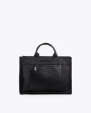 Nylon Bag with Leather Effect