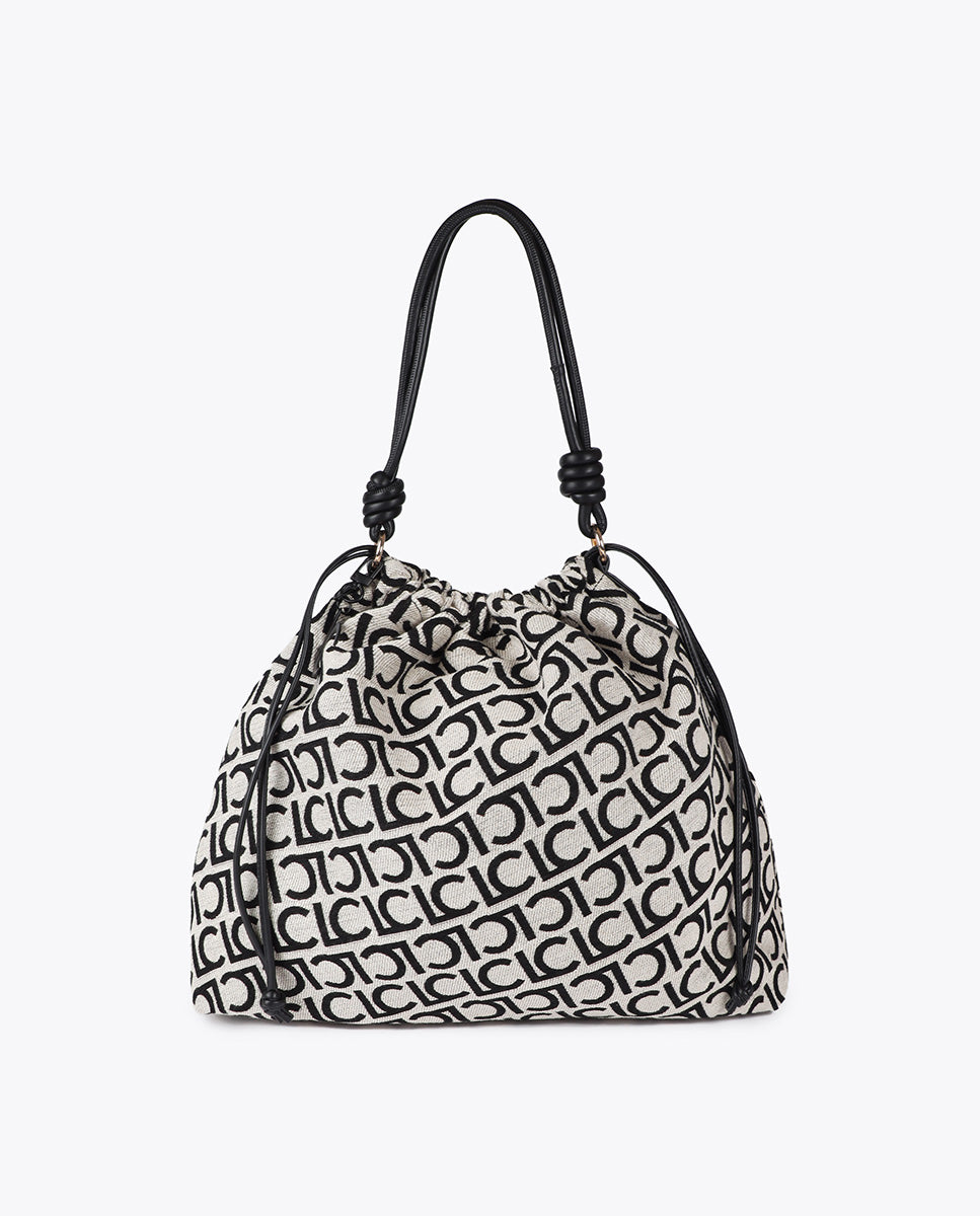 Jacquard LC Flocked Shopper Bag