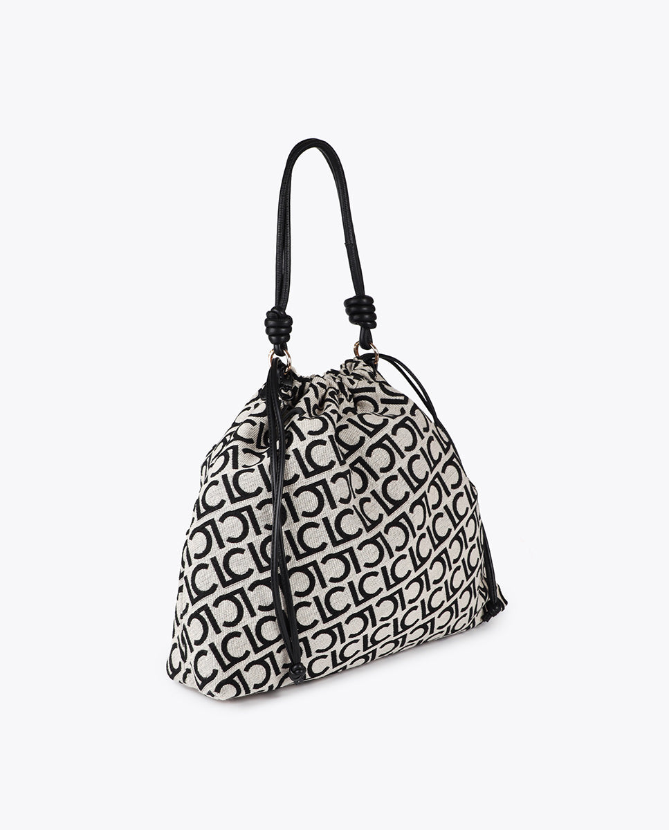 Jacquard LC Flocked Shopper Bag