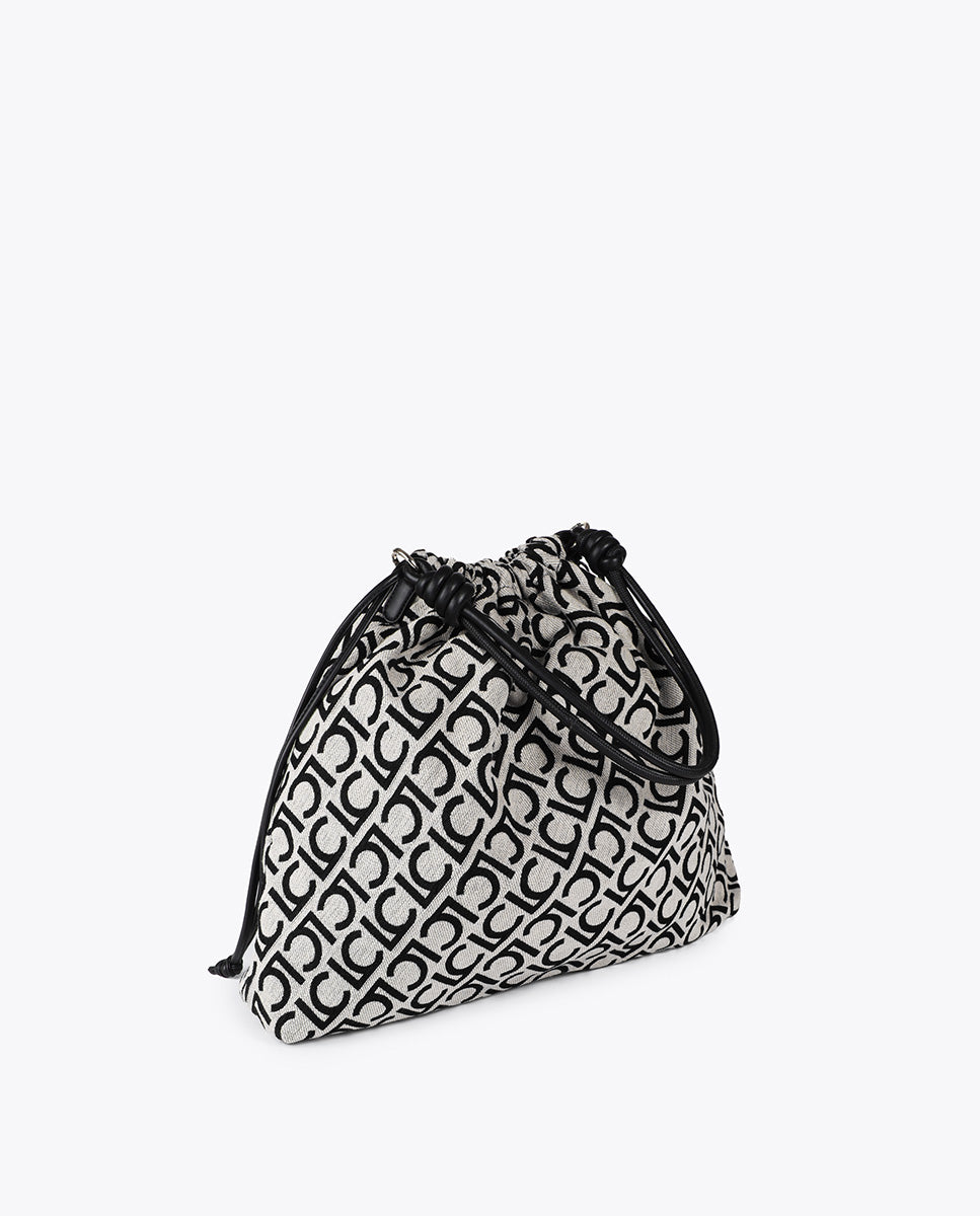 Jacquard LC Flocked Shopper Bag