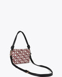 Jacquard Fabric Crossbody LC Flocked